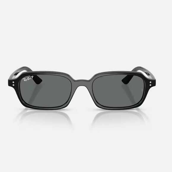 NWT Ray Ban Zuri Bio-based Black Polarized Sunglasses size 52-19 RB4455 - Picture 2 of 12